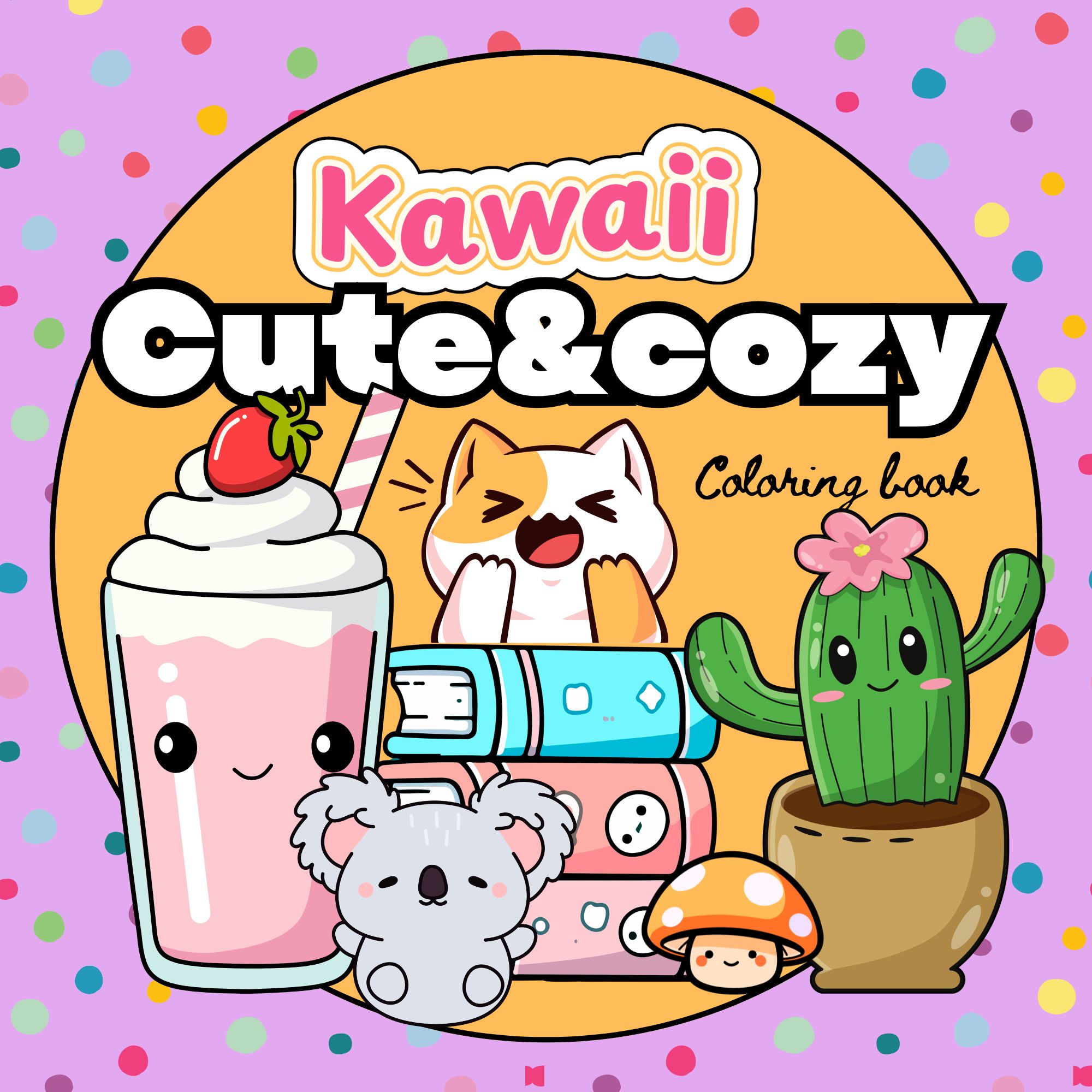 Cute and Cozy Coloring Book – Kawaii Comfort and Creativity for All Ages