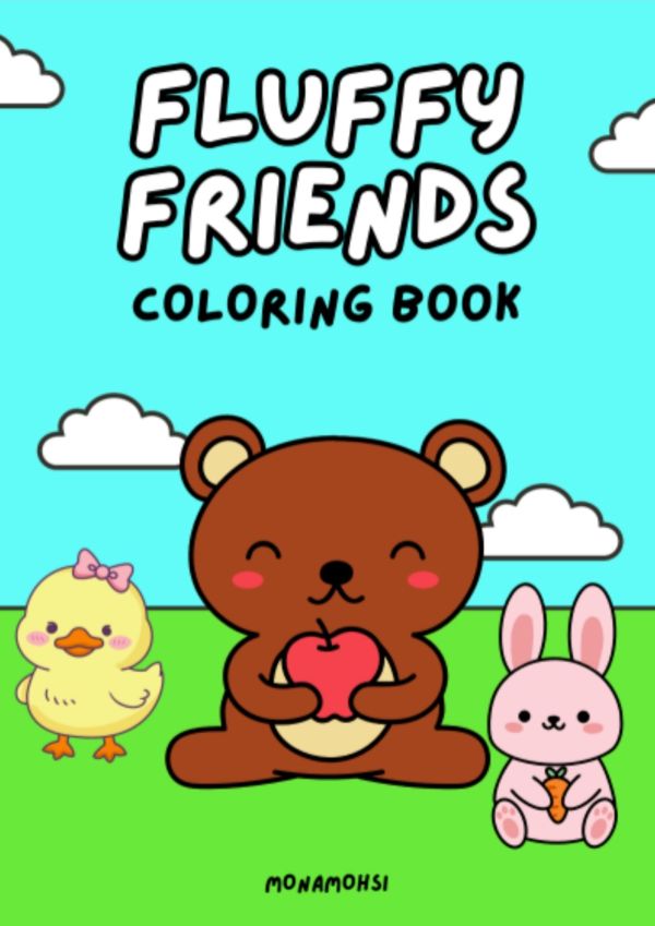 Fluffy Friends Coloring Book